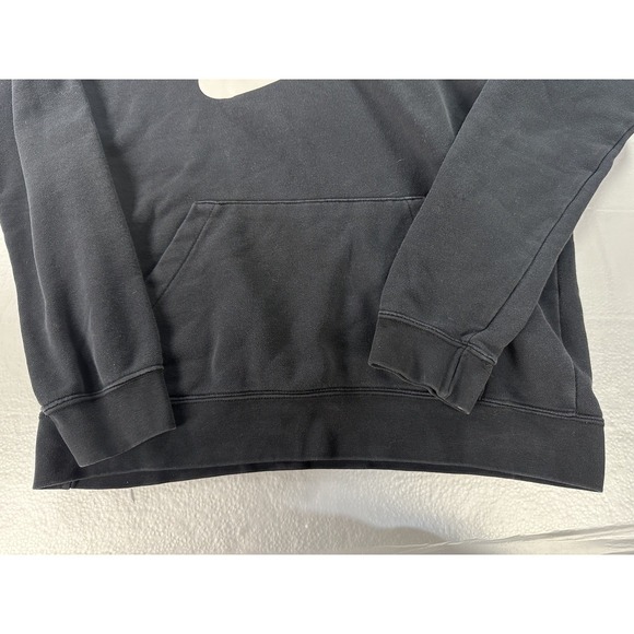 Men's Nike Black Club Fleece Drawstring Pullover Hoodie Size Small S - Picture 10 of 11